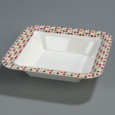 44403918 - Palette Displayware Square Bowl 14" - Mediterranean Tile
