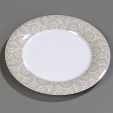 43025922 - Durus® Wide Rim Decorated Dinner Plate 12" / 7/8" - Tan Waves