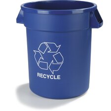 341032REC14 - Recycle Waste Container 32 gal - Blue