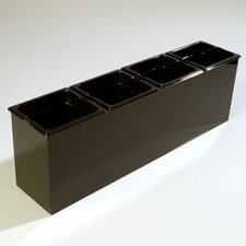 1080603 - Condiment Food Station 25-1/4", 6-1/2", 8-3/4" - Black