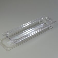 1024007 - TopNotch® One-Half Long Size Pan 20-3/4" x 6-1/4" - Clear