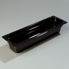 1024103 - TopNotch® One-Half Long Size Pan 20-3/4" x 6-1/4" - Black