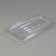1027007 - TopNotch® One-Third Size Handled Lid 12-3/4" x 7" - Clear