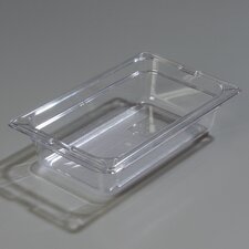 1028007 - FOOD PAN 1/4 SIZE 2.5"DEEP CLR