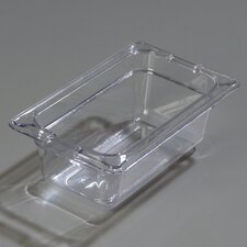 1032007 - FOOD PAN 1/9 SIZE 2.5" DP CLR
