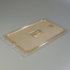 1041113 - TopNotch® Full-Size Handled Notched Lid 20-3/4" x 12-3/4" - Amber