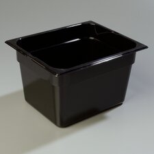 1042303 - FOOD PAN 1/2 SIZE 8" PSU BLACK