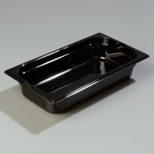 1046003 - FOOD PAN 1/3 SIZE 2.5" PSU BLK