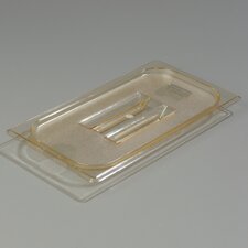 1047013 - TopNotch® One-Third Size Handled Lid 12-3/4" x 7" - Amber