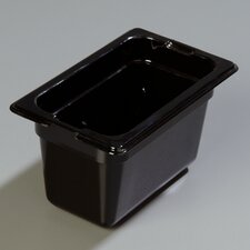 1052103 - TopNotch® One-Ninth Size Pan 6-3/4" x 4-1/4" - Black