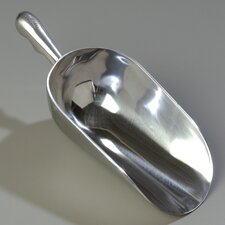 606040 - SCOOP 38 OZ SOLID CAST ALUMNUM