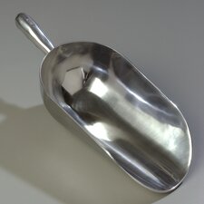 606086 - Solid Cast Aluminum Scoop 84 oz - Aluminum
