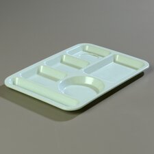 4398100 - Left-Hand Heavy Weight 6-Compartment Tray - Variegated