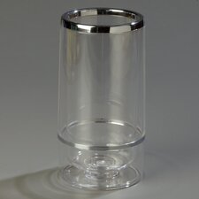 IG22207 - Acrylic Server w/Clear base 4-5/8" / 9-5/32" - Clear