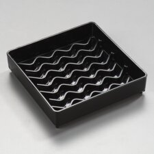 1102003 - NeWave™ 4" Square Drip Tray 4", 4", 1" - Black