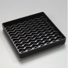 1102603 - NeWave™ 6" Square Drip Tray 6", 6", 1" - Black