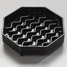 1103003 - NeWave™ 4" Octagon Drip Tray 4-3/8", 4-3/8", 1" - Black