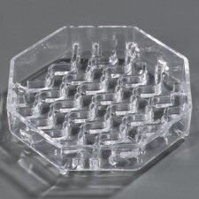 1103007 - NeWave™ 4" Octagon Drip Tray 4-3/8", 4-3/8", 1" - Clear