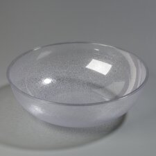 721807 - Round Pebbled Bowl 18 qt - Clear
