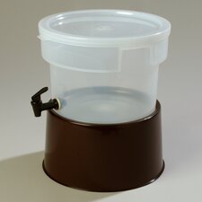 222701 - Round Dispenser w/Base 3 gal - Brown