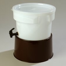 222801 - Round Dispenser w/Base 3 gal - Brown