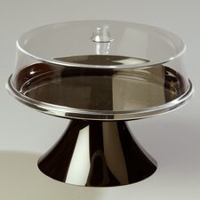 256203 - Pedestal with Dome 10-5/8" / 7-1/2" - Black