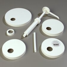 38310 - Pump Kit w/Standard PUmp & 5 Lids - White