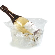 IG101107 - Wine/Ice Bucket w/Handle 3.7 qt - Clear