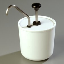 38651CP - Coldmaster® Creamer Pump Dispenser w/Stainless Steel Pump 7-1/4" / 13" - White