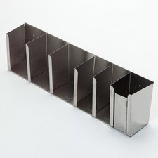 388806L - 6 Station Lid/Straw Dispenser 23-1/2", 4-1/2", 6-19/32"