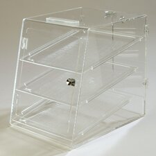 SPD30307 - Three Tray, Self Serve Front & Back Door 18", 14", 17-1/2" - Clear