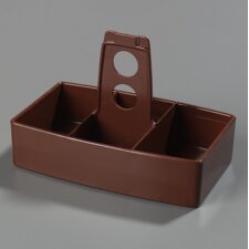 455128 - Merchandiser Caddy 6-1/2", 4-1/16", 1-5/8" - Lennox Brown