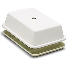1014502 - Fits 10" x 14-1/2" Compartment Tray Cover/Polypropylene White