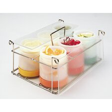 PS101CS00 - Stor N' Pour® Complete Condiment System 12", 9", 4-3/4"