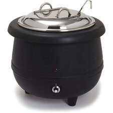 058803 - Electric Kettle with Inset, Lid & Ladle - Black