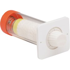 38801EC - Condiment Cup Dispenser, mounts into cabinet or counter 7", 4", 3-1/2" - White