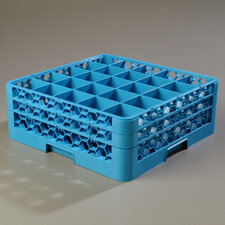 RG25-214 - OptiClean™ 25-Compartment w/2 Extenders - Carlisle Blue