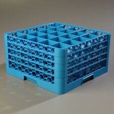 RG25-414 - OptiClean™ 25-Compartment w/4 Extenders - Carlisle Blue