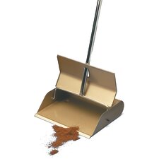 4066300 - Wide Steel Lobby Dustpan w/Steel Handle 12"