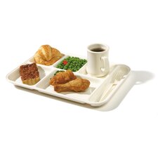 1015002 - Right-Hand Adult Size Compartment Tray - White