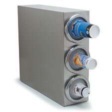 38883G - 3 Cup Dispenser, Vertical Cabinet Model 25", 7", 21-7/8" - Stainless Steel