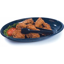 791835 - Designer Displayware™ 4 qt Oval Platter 19-3/16" x 13-3/4" - Café Blue