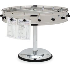3816MP - 16 Clip Portable Order Wheel 18" - Stainless Steel