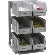 381106LVG - PACKET RACK 6 EA 3.5QT CONTNRS