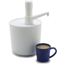 38661CP - Coldmaster® Creamer Pump Dispenser w/ Fixed Nozzle Pump 7-1/4" / 12-3/4" - White