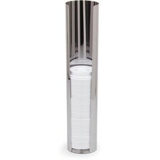 38825L - Small Hanging Lid Dispenser, for lids up to 3-3/8" 3-1/2" - Stainless Steel