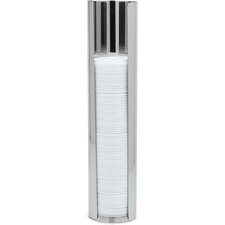 38835L - Large Hanging LId Dispenser, for lids up to 3-7/8" 4" - Stainless Steel