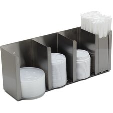 388804L - 4 Station Counter Dispenser 16", 4-1/2", 6-19/32"