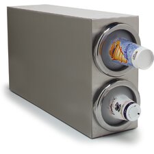 38882G - 2 Cup Dispenser, Vertical Cabinet Model 25", 7", 14" - Stainless Steel