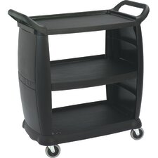 CC203603 - Bussing and Transport Cart 36-1/4", 19-3/4", 38" - Black